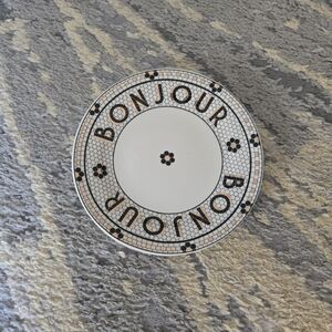 NWT Bonjour Decorative Bread Plate